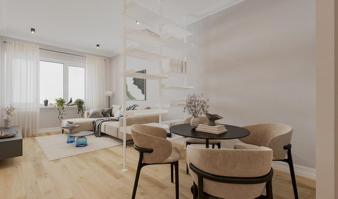 MAXVORSTADT: Commission-free first occupancy - Stylish 2-room apartment in Munich's top location