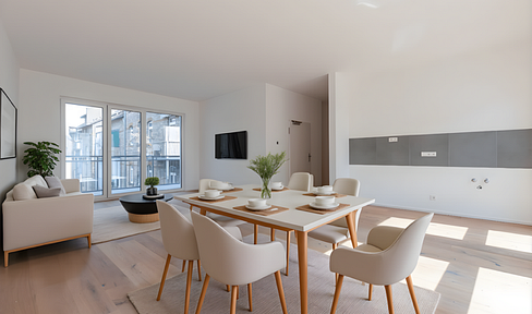 Unique ensemble of old and new building / 3-room apartment directly from the owner!