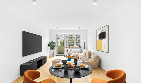 Commission-free/first occupancy: Stylish 2-room architect's apartment