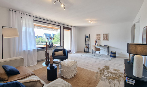 3.5-room apartment in a pleasant 4-family house with west-facing balcony in a preferred residential area in Sand