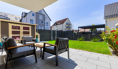 Exklusive 3-Zimmer-Gartenwohnung mit Südgarten