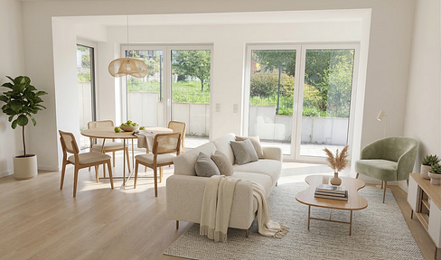 Brand new and comfortable apartment: 3 rooms | Terrace & garden | Accessible | No commission fees.