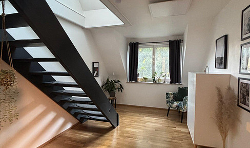 Modern 2-room maisonette with views over Schwäbisch Hall - available from September
