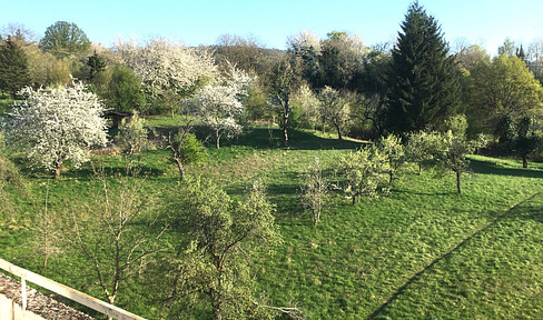 Provisionsfrei! Helle, ruhige 3-Zi.-DG-Whg mit Balkon, Ausblick und Garage