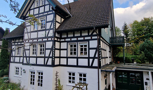 Country house, half-timbered house, forester's lodge, apartment building