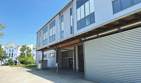 +++Representative commercial building with warehouse, office & production - flexibly divisible+++