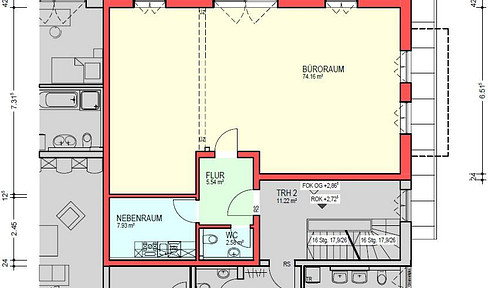 Büro-/Praxisräume, 90 m2, direkt am Bahnhof Otterfing