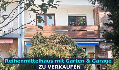 *** Provisionsfreies Reihenmittelhaus mit Garten – bereit für frischen Wind