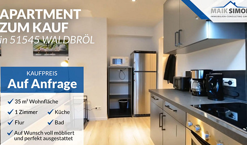 Over 6.6 % yield with a furnished, fully equipped apartment