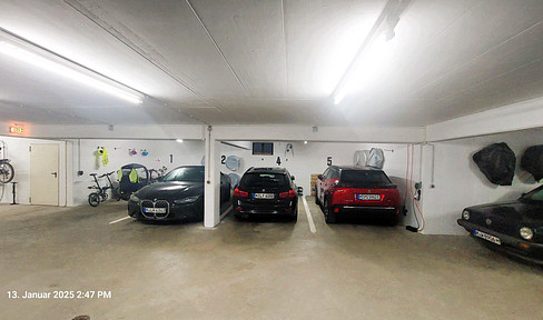 Tiefgargen-Stellplatz-Oldtimer, nur 8 Parteien sehr sicher