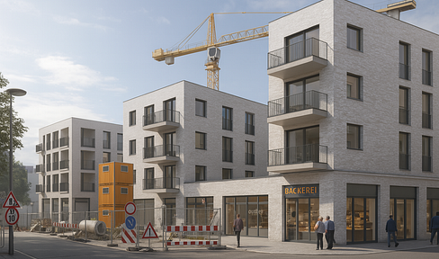 Large residential and commercial building in Osnabrück city center: ideal for new-build project