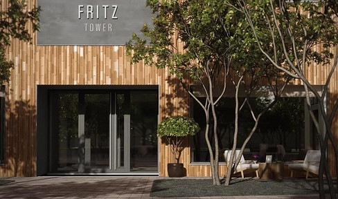 In the center. Modern building with services.concierge/ prívate fitness