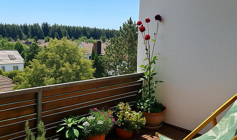 1,5-Zimmer-Wohnung im Penthouse Style mit gemütlichem Balkon zum Verweilen