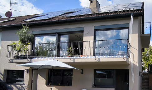 Top location in Sontheim: 45 m² 2-room granny apartment with 30 m² terrace, parking space, underfloor heating