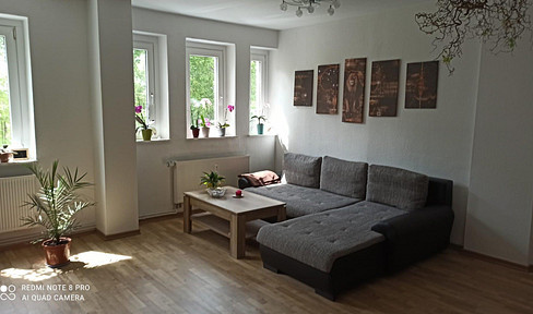 Modern 3-room apartment incl. fitted kitchen & view of the countryside in Wahren