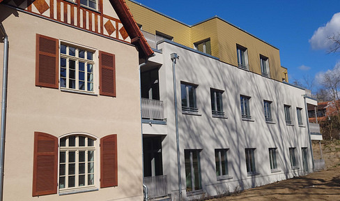 Cozy attic apartment in a historic ambience - elevator - solid wood floorboards - marble bathroom
