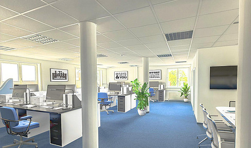 +++Bright, modern office situation close to the center for rent with immediate effect+++