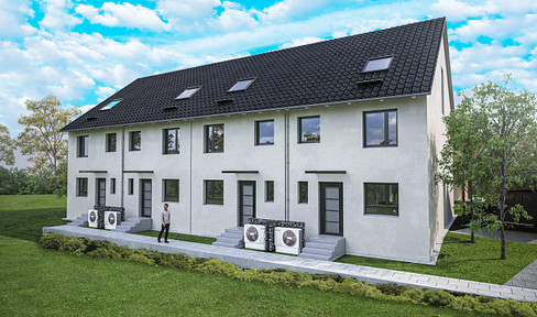NEW BUILD: Mid-terrace house in new development area - KFWG eligible, incl. basement and PV system!!!