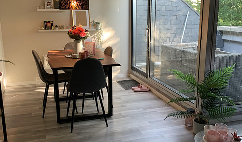 CURRENTLY REQUEST STOP! Meerbusch Büderich nice 2 room attic apartment