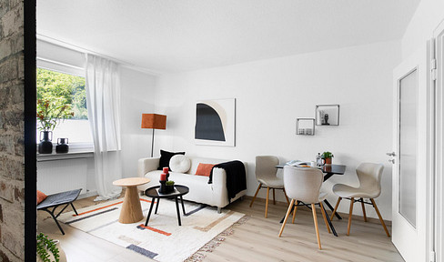 Attractive 1-room basement apartment with upscale interior in Bochum