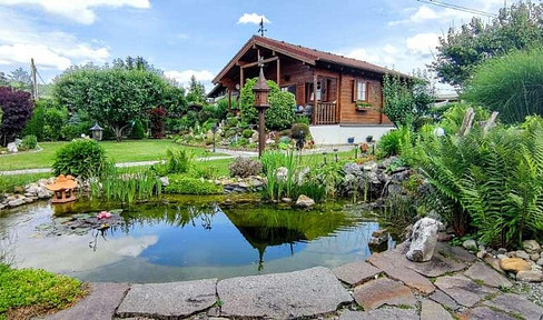 Summer log cabin on own land