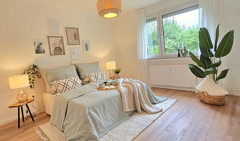 Bezugsfertige 3-Zimmer-Wohnung mit Balkon und direktem Gartenzugang