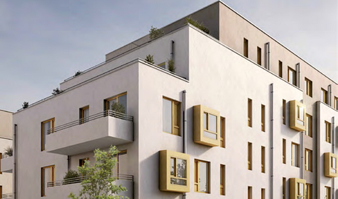2-room first floor apartment with terrace and EBK in HN center