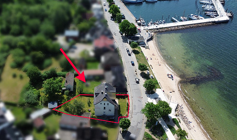 For Developers: Prime building plot with planning permission for 4 residential units in Heikendorf.