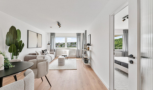 FREE OF PROVISION + Renovated PENTHOUSE with panoramic balcony, 2 rooms, 50 sqm, underground parking + 6% yield