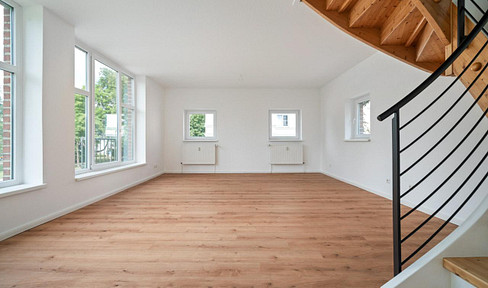 Großzügige 3-Zimmer Maisonette-Wohnung am Wall in der Greifswalder Innenstadt