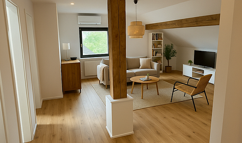 Attic apartment with strong character in Dieburg