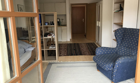 1-room apartment with large sunny balcony and a 10-minute walk to the city center and the university