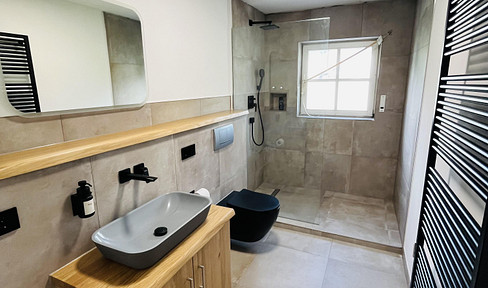 Freshly renovated 3-room apartment with balcony and underground parking space