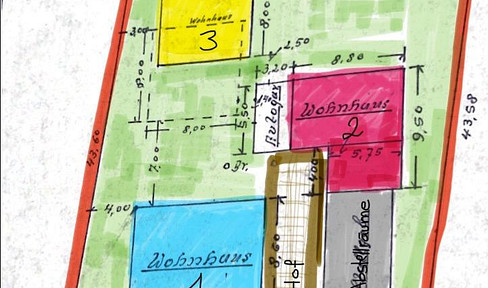 Three detached houses as an investment in Kirchlinteln