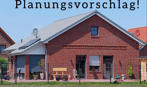 Fischerdorf Ditzum: Grundstück mit Starter-Haus-Planung