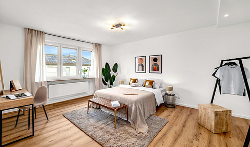 Modern, renovated 3-room apartment for first-time occupancy - commission-free