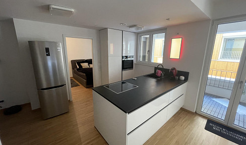 Exclusive 2.5 room apartment with upscale interior, kitchen and balcony in Mannheim