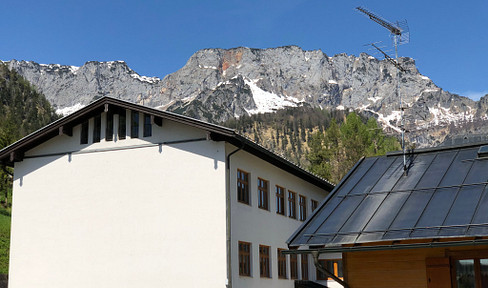 Wunderschöne möblierte Wohnung mit Küche, Internet und Bergblick in Marktschellenberg