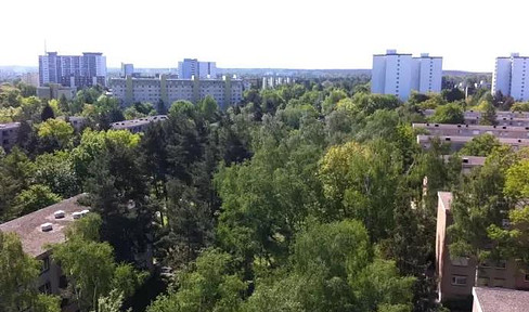 Provisionsfreie 2-Zimmer-Eigentumswohnung mit Balkon & Fernblick – Nürnberg-Langwasser (10. OG)