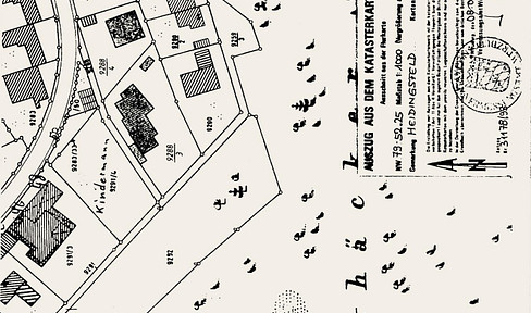 1,424 sqm undeveloped villa plot above Würzburg