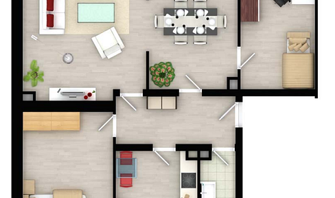 4-Zimmer-Wohnung (92m²) inkl. EBK zu vermieten in Wuppertal-Barmen