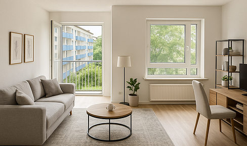 Bonjour Mühlburg – 2-Zimmer-Wohnung mit französischem Balkon