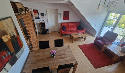 3ZKB (85m²) maisonette apartment in Garching-Hochbrück, balcony, 20m² cellar & basement, built in 1999