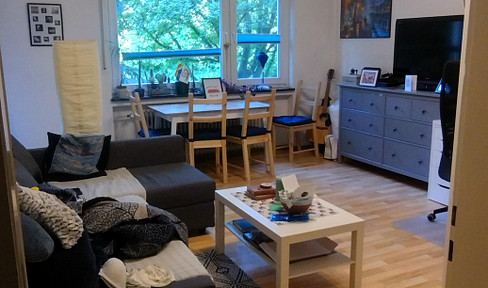 Bright 1-room apartment with optimal room layout in a central location in Karlsruhe