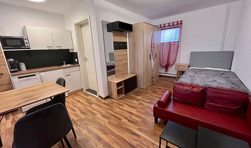 Modern furnished business studio near trade fair and city center