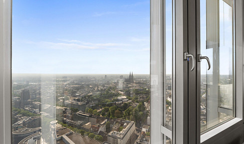 Exclusive offices on the 38th floor of the KölnTurm