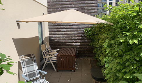 Furnished new-build maisonette apartment centrally located on the waterfront