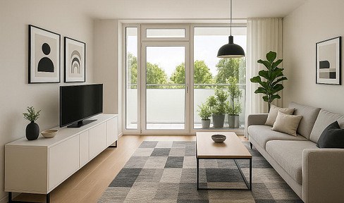 Freshly renovated & ready to move in: Bright 3.5-room apartment with leisure complex in the building
