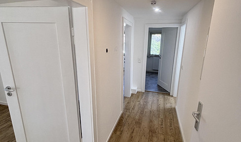 Freshly renovated 3-room apartment on the top floor