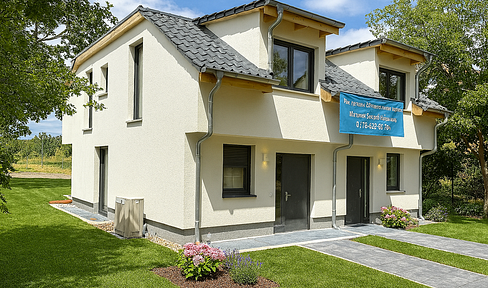 Newly built semi-detached house in Berlin-Falkenberg - For families & couples